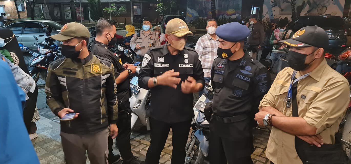 Kecamatan Medan Johor melaksanakan giat PPKM Darurat Level 3 Covid 19