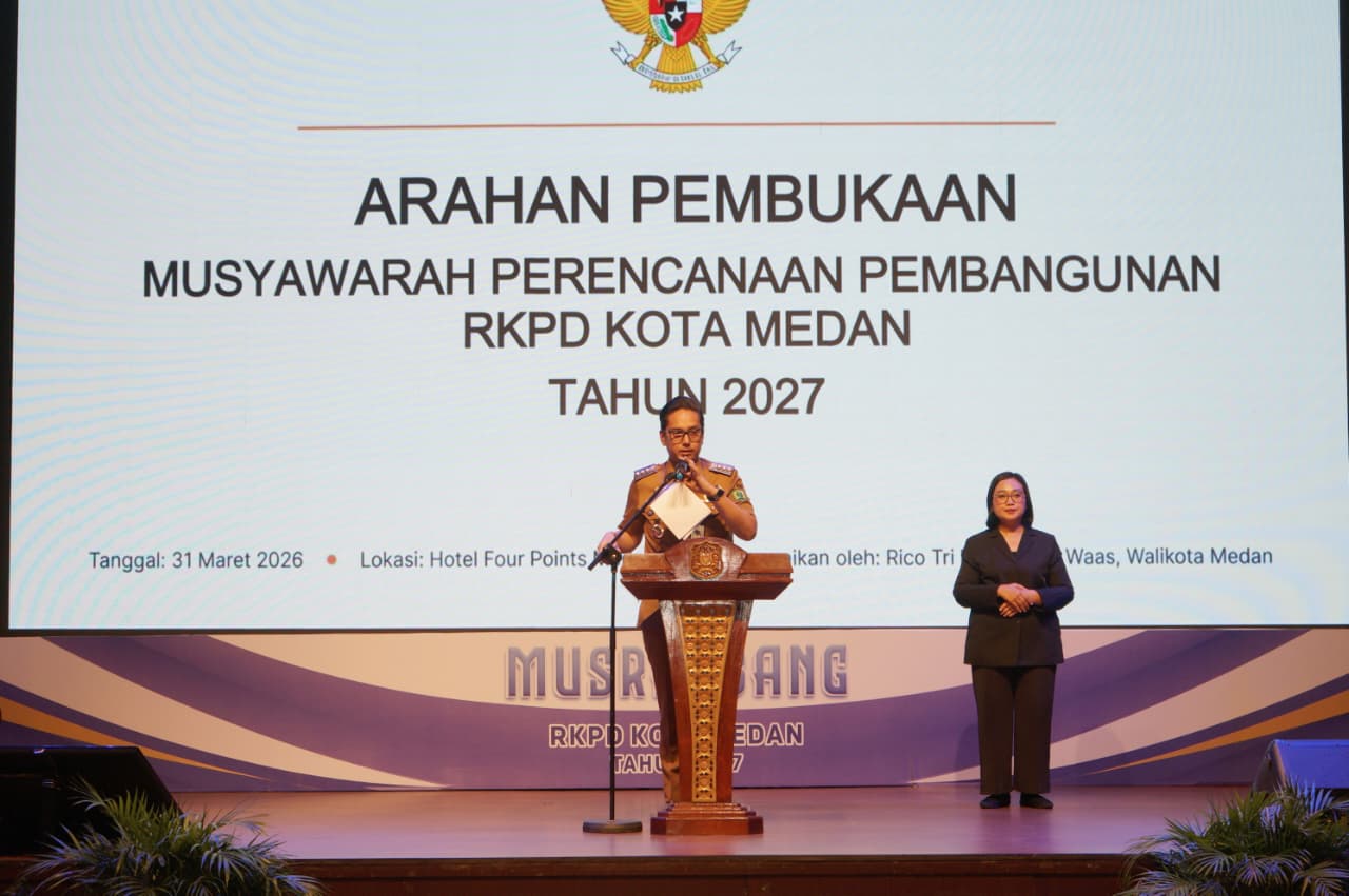 Sebagai Kota Terbesar Bagian Barat Indonesa, Rico Waas Optimis Medan Mampu Bertransformasi Menjadi Simbol Kemajuan Nasional