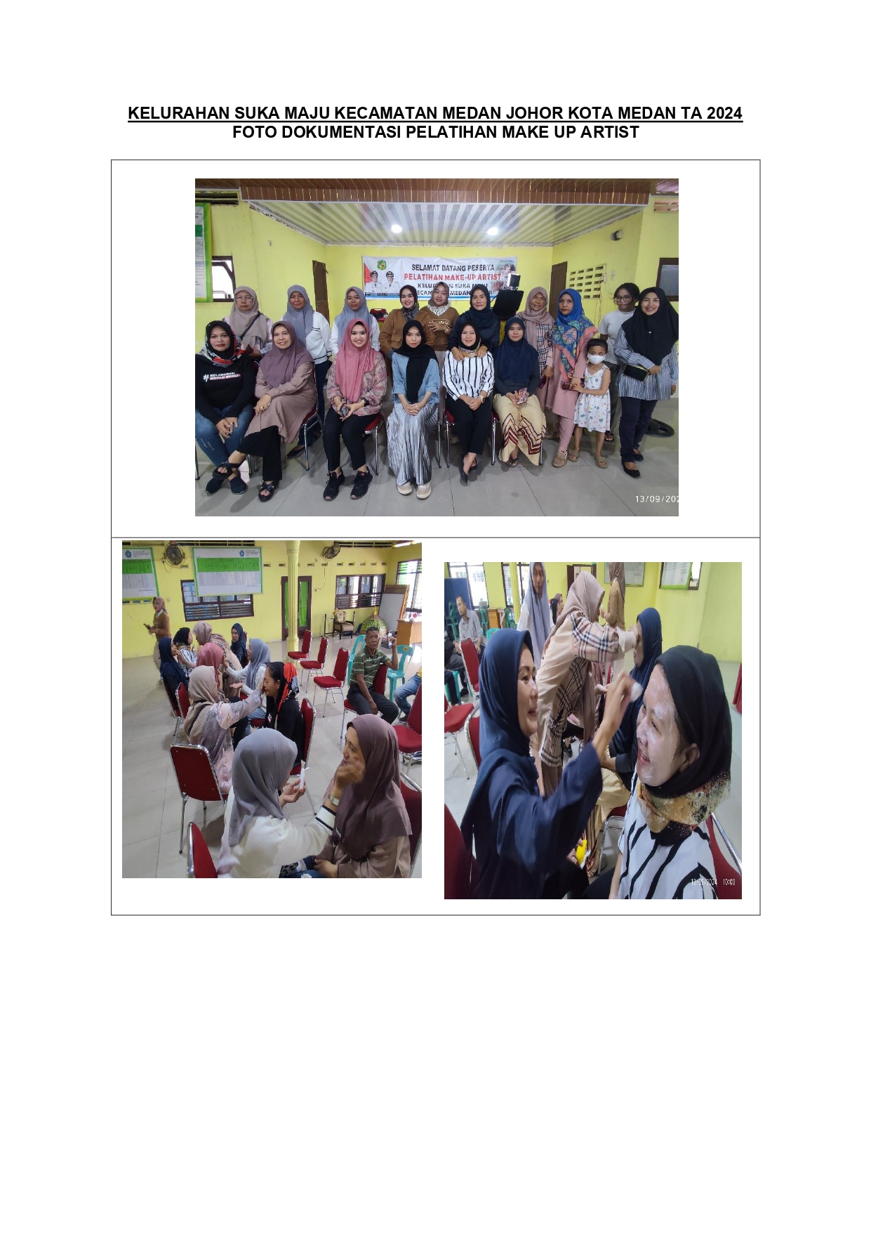 Dana Kelurahan Dokumentasi Pekerjaan