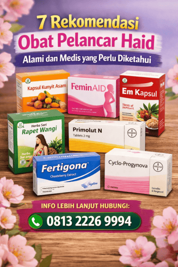 7 Rekomendasi Obat Pelancar Haid Alami dan Medis yang Perlu Diketahui