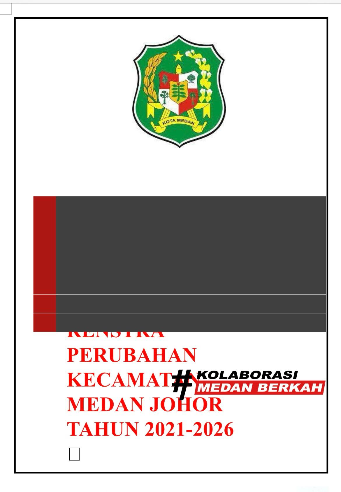 Renstra Perubahan Kecamatan Medan Johor Tahun 2021-2026
